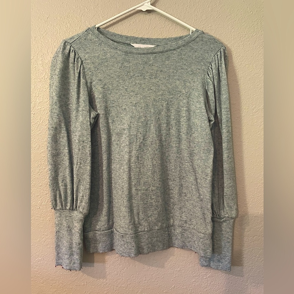 Lauren Conrad Puff Sleeve Size Small Shirt